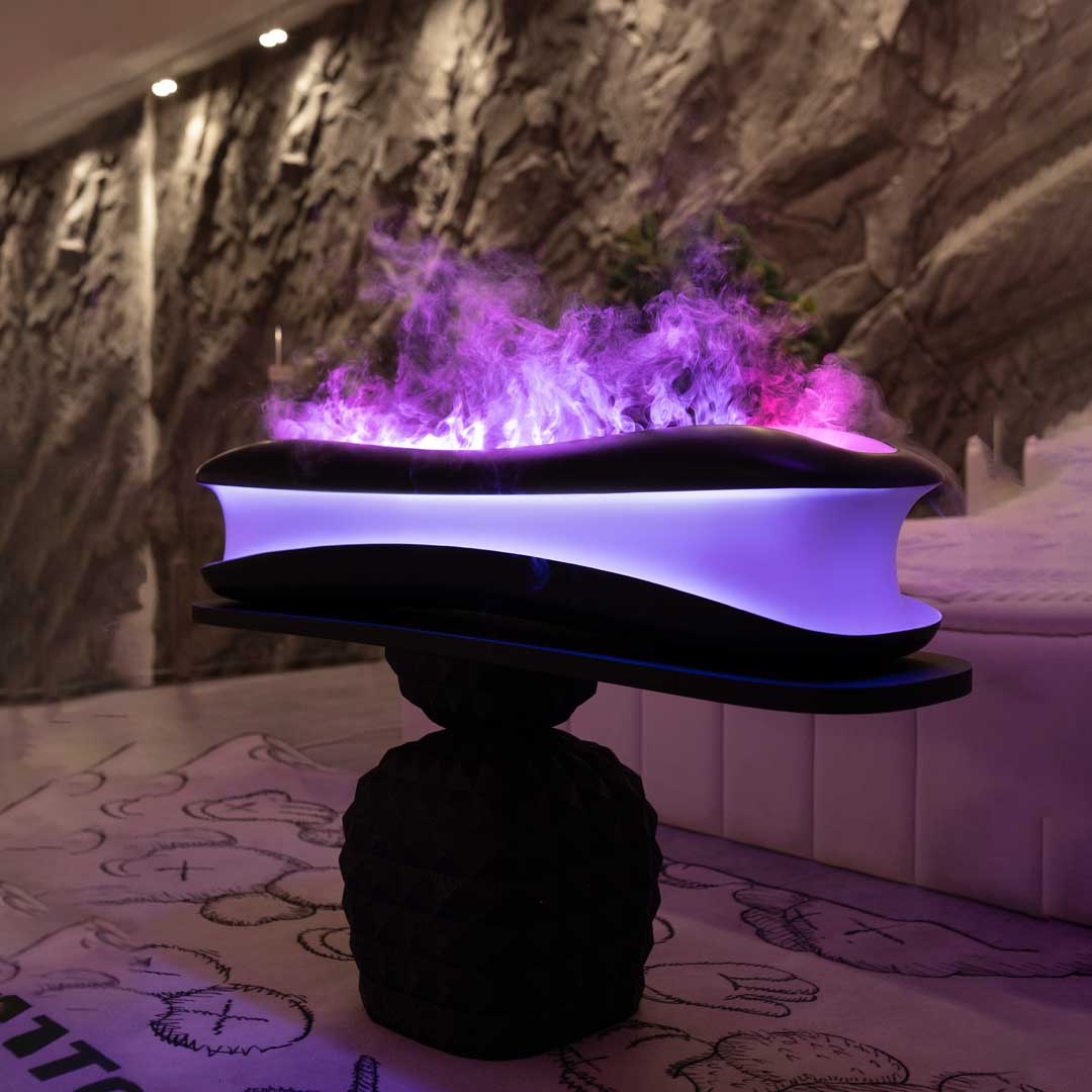 Hyper-Realistic Cold Flames Powered By Water