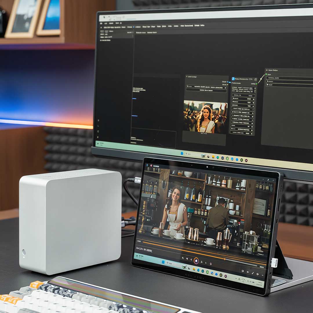 Thunderbolt 5 RTX eGPU for Mac and PC