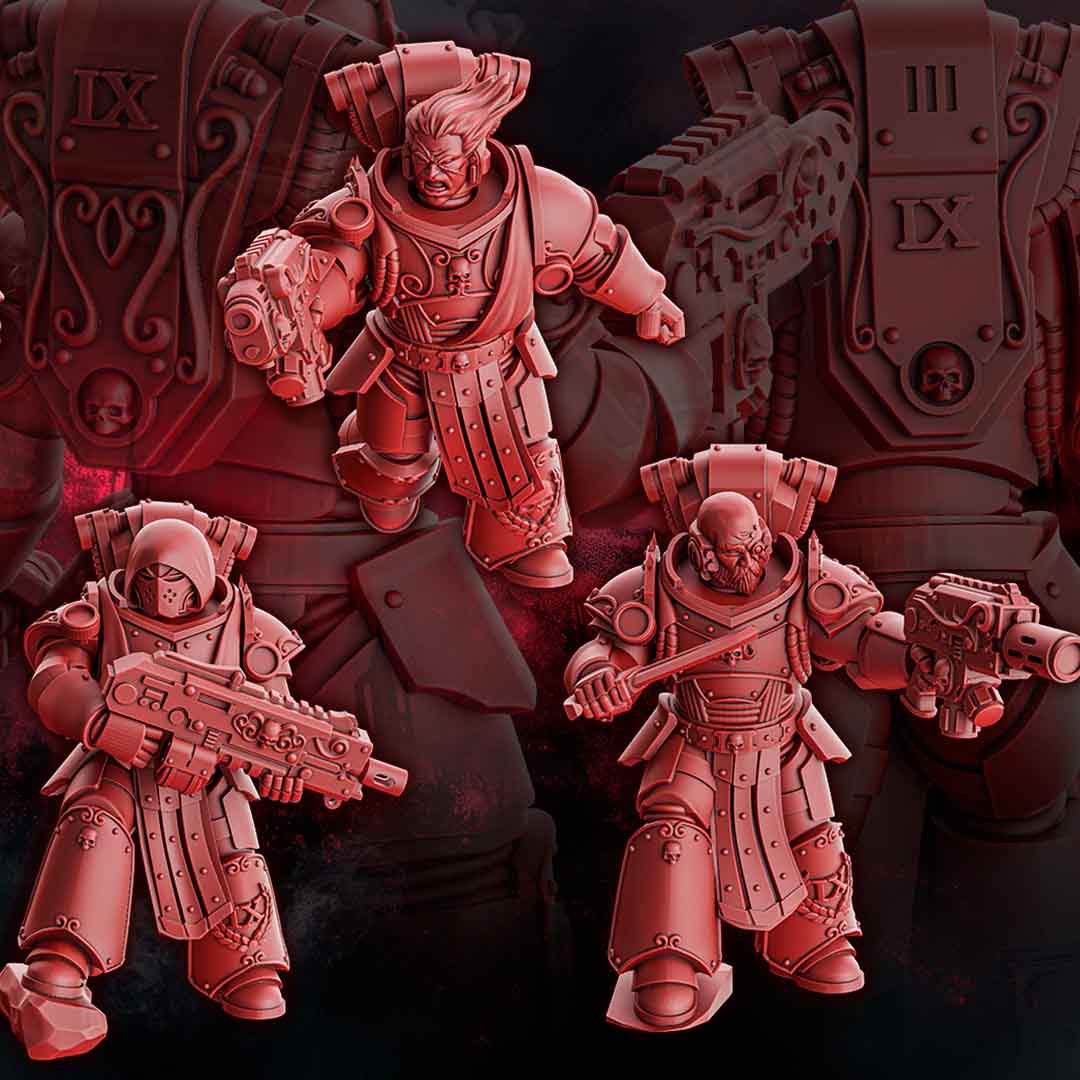 3D Printable Miniatures for RPG and Wargames