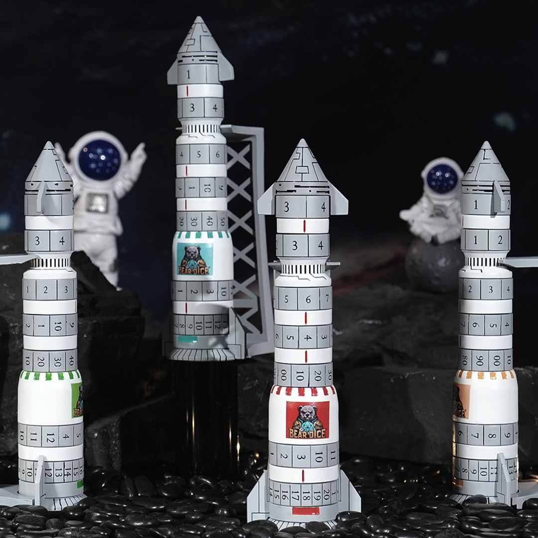 7-in-1 Metal Rocket Dice