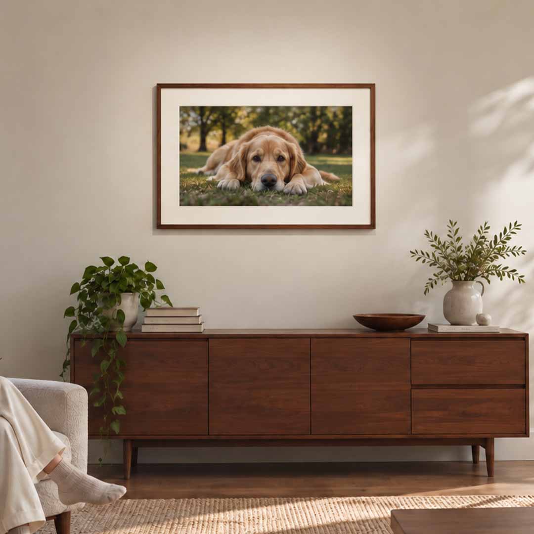AI E-Ink Canvas For Living Wall Art
