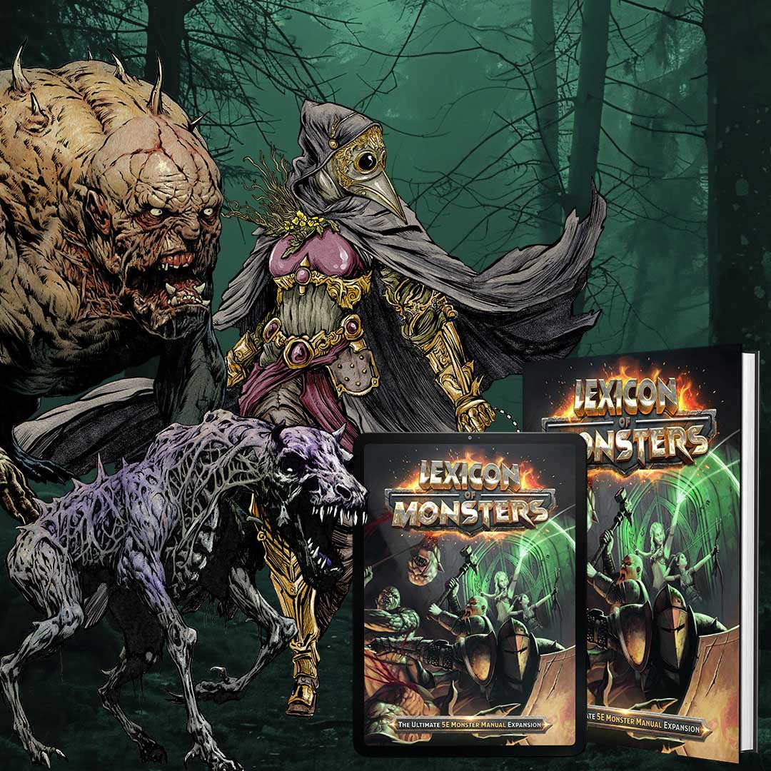 150+ 5E Monsters With Reactive Tactics