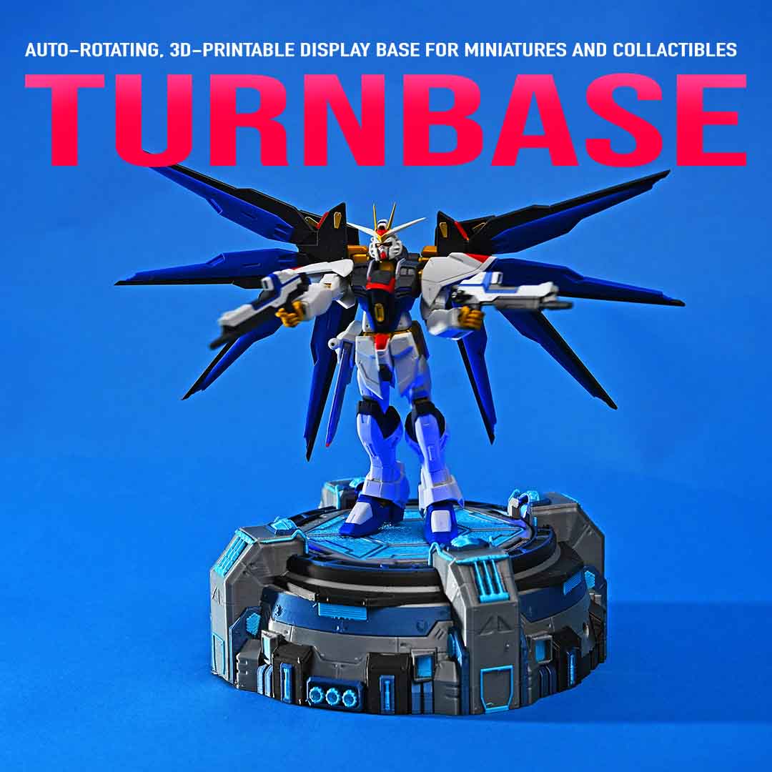 3D-Printable Rotating Figure Stand