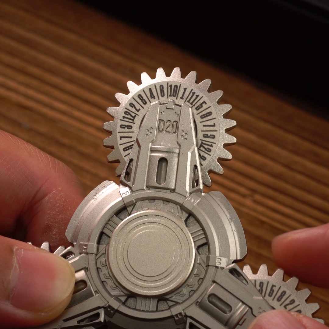 Planetary Gear Dice With Magnetic Stops