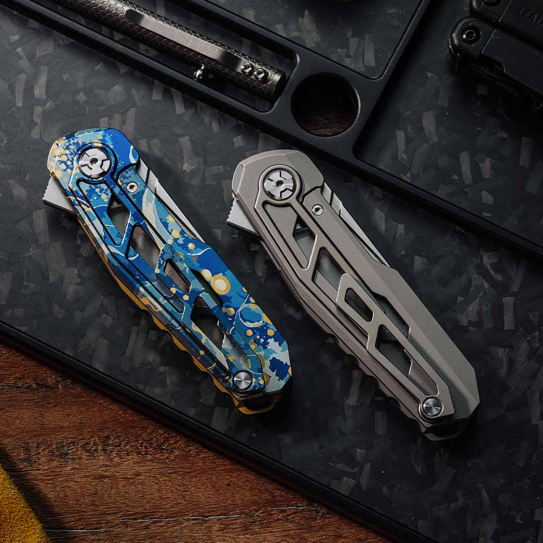 M390 Power Meets Starry Titanium