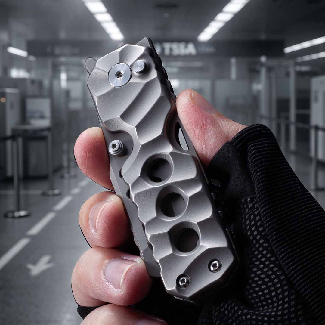 Titanium Folding EDC Tool With A Satisfying Ting