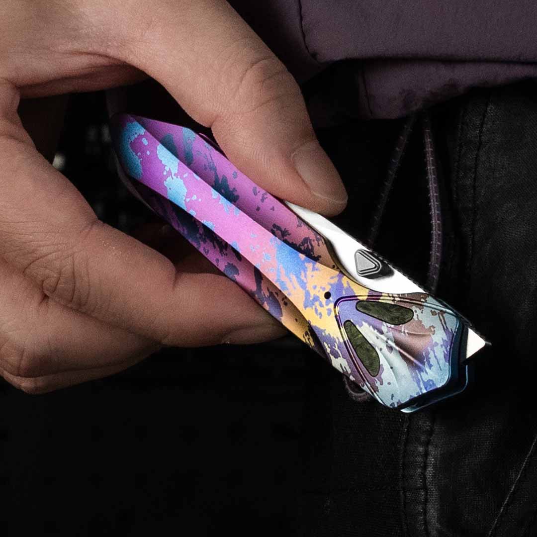 Colorful Titanium EDC Knife