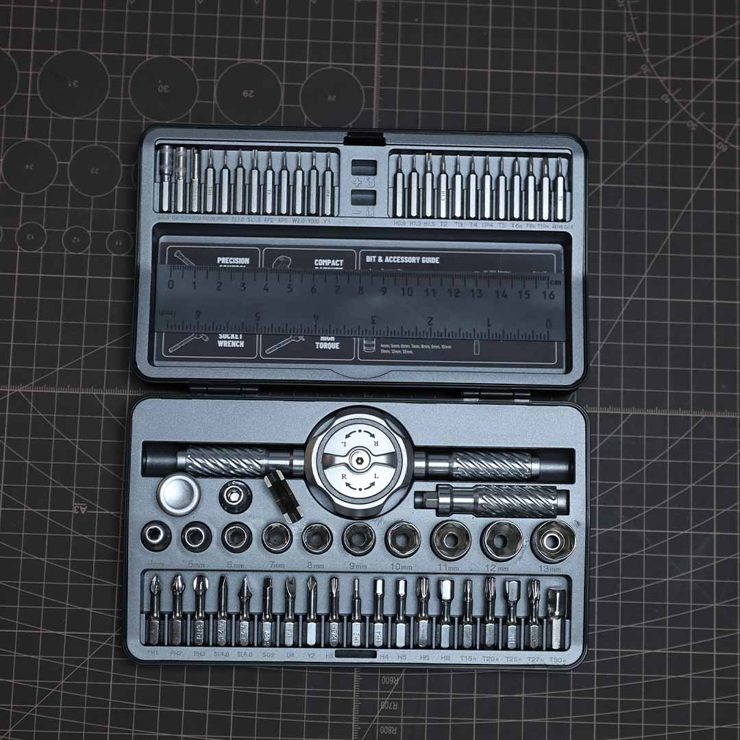 62-in-1 Modular Ratchet Kit