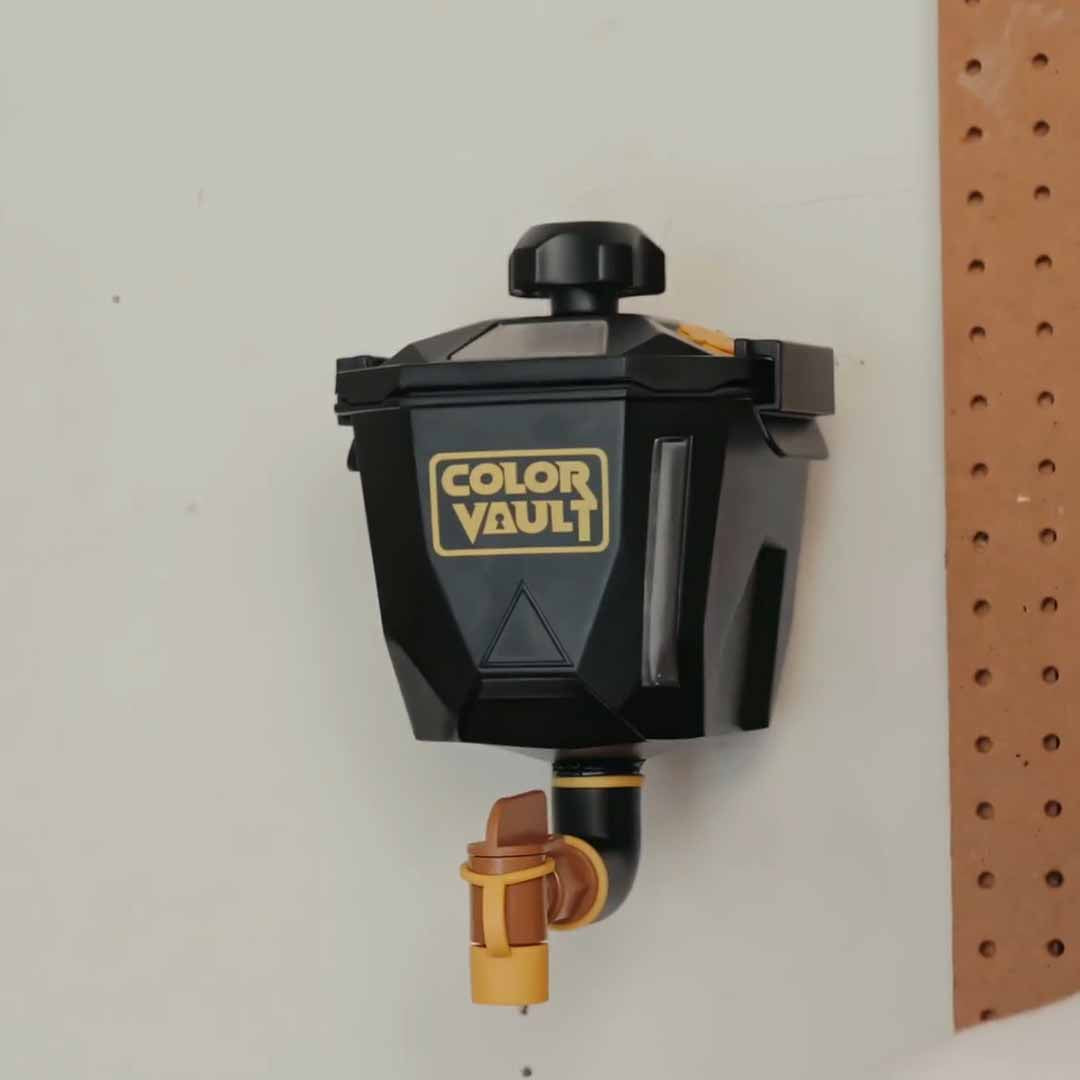 Sealed Wall-Mounted Paint Storage & Mixer