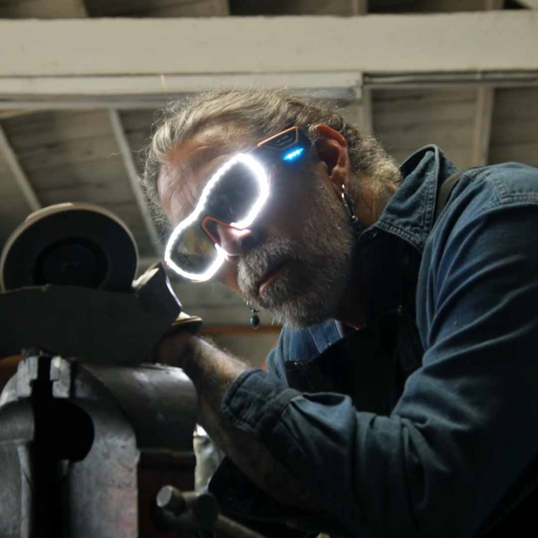 Hands-Free Illuminated Safety Glasses