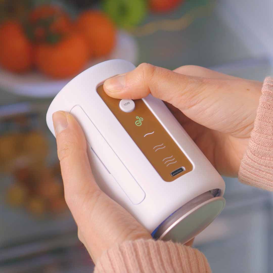 The Fridge Purifier As Compact As A Soda Can