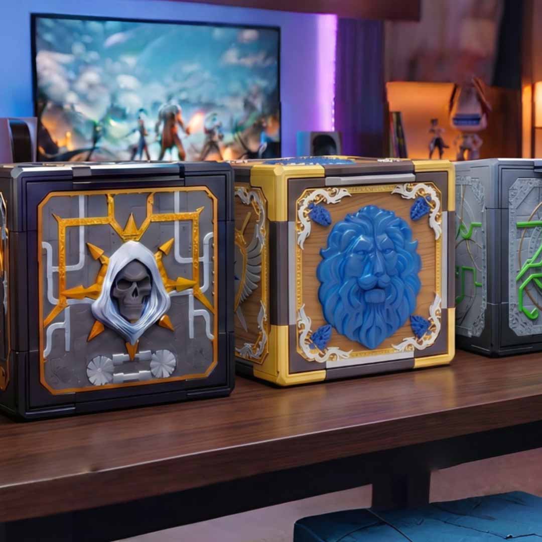 3D-Printable Cube Shelf Storage