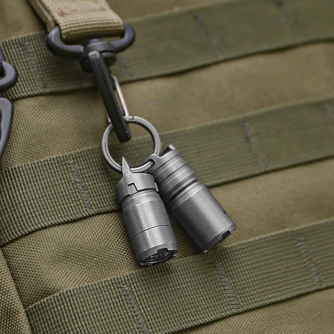 Keychain Flashlight With Spare Power