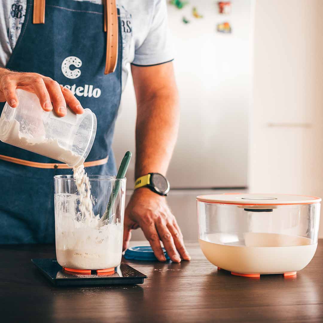 Smart Sourdough Bowl For Starter & Fermentation