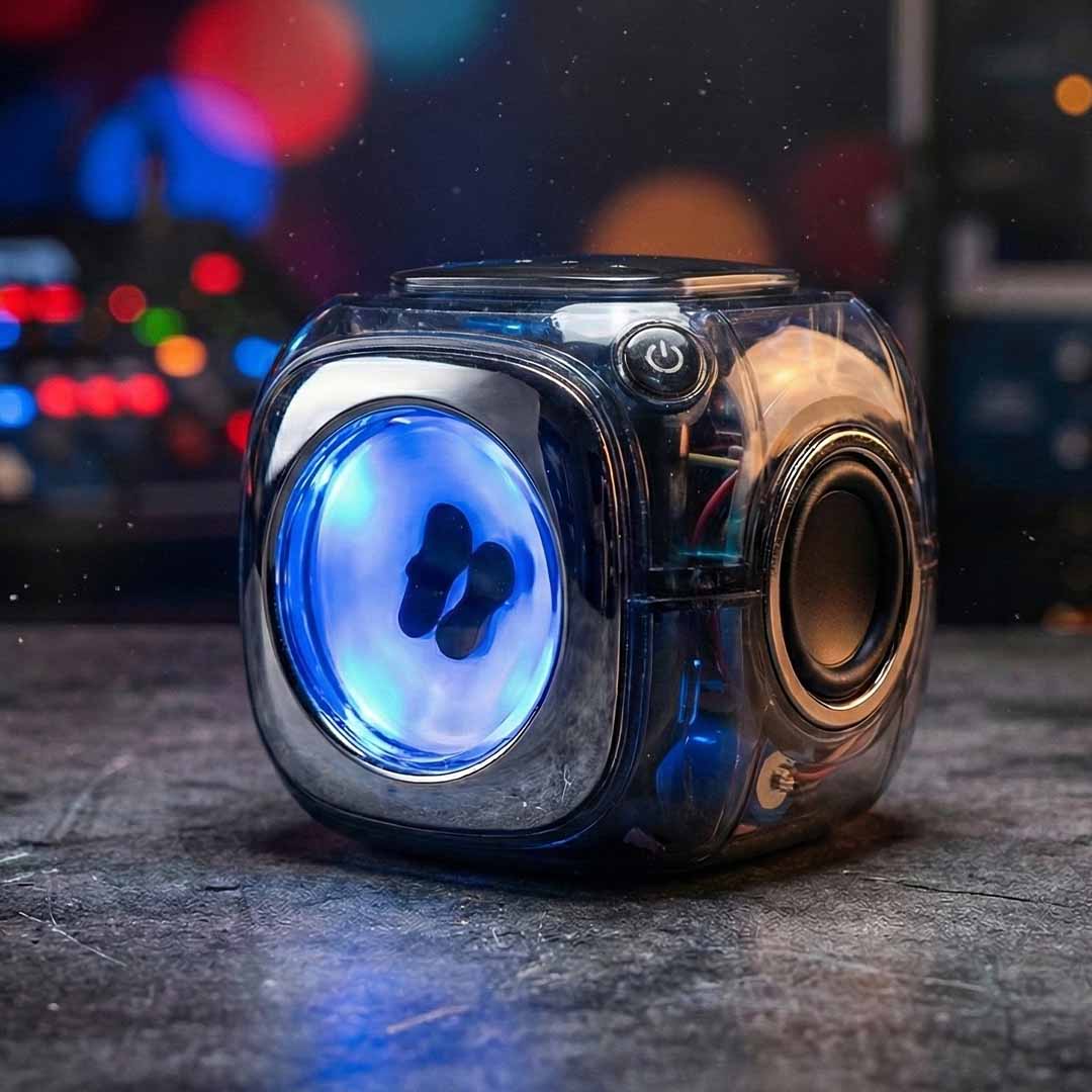 Ferrofluid Speaker With Real-Time Visuals