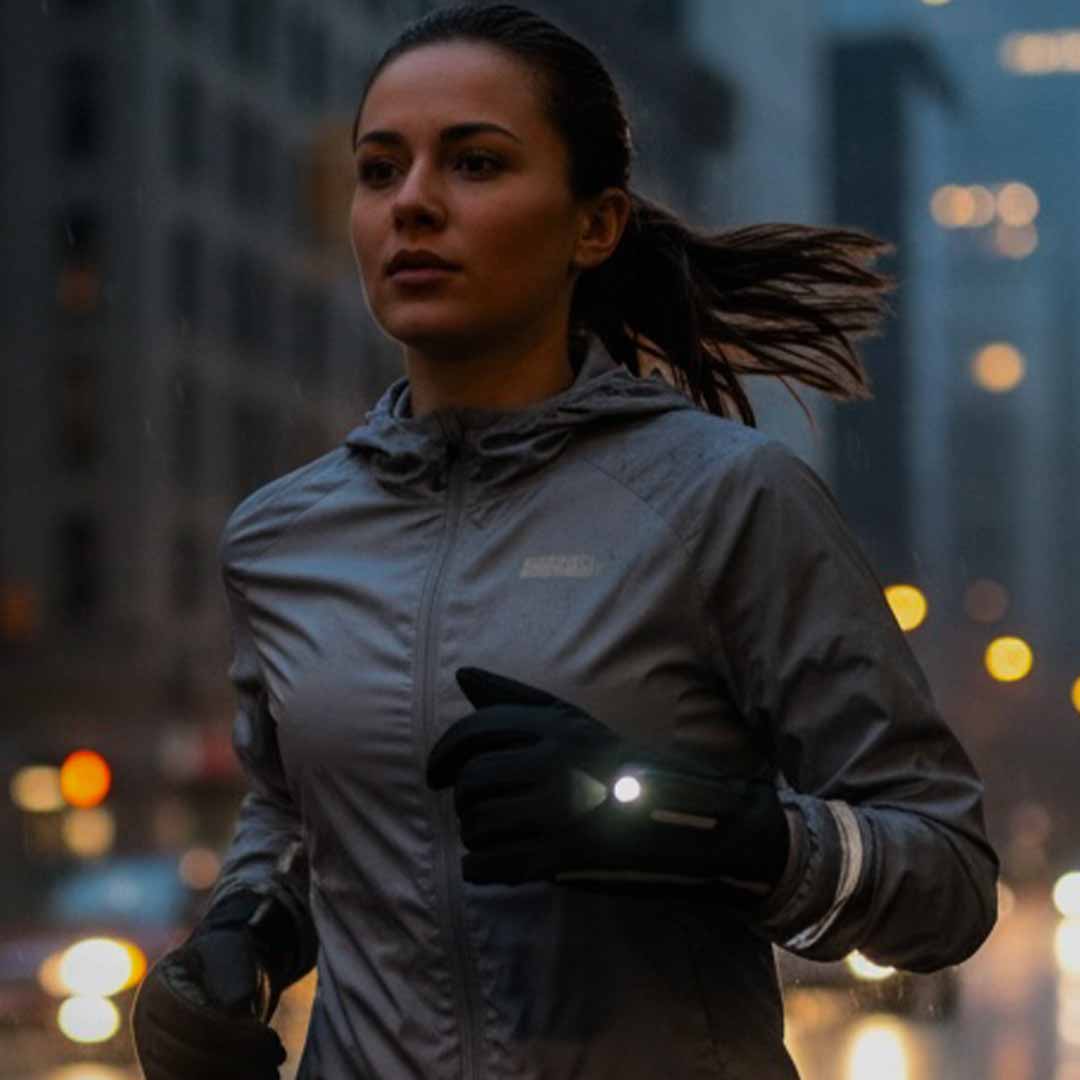 All-Weather Gloves With Magnetic Lights