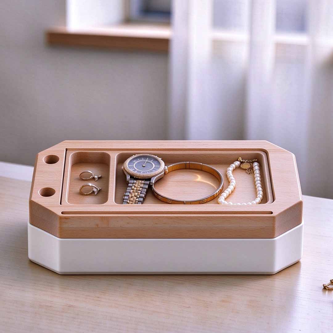 Rotating 3-Tier Desk Organizer
