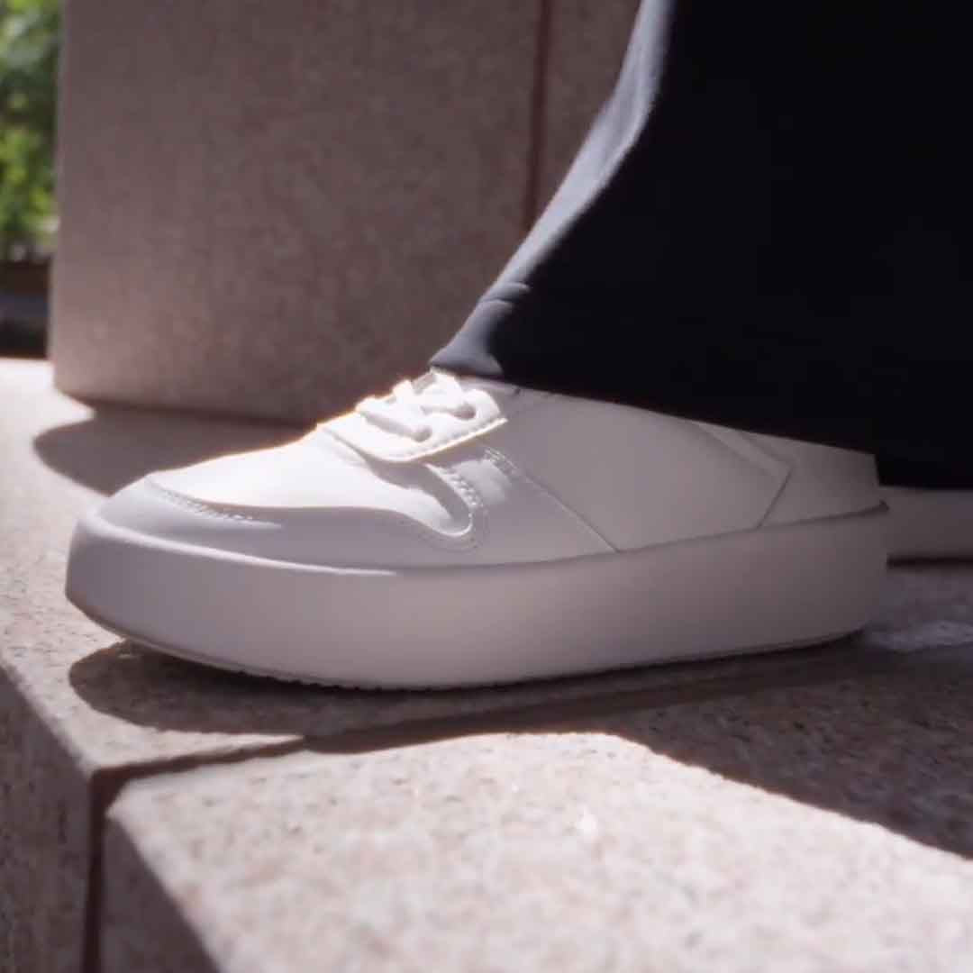 Classic White Sneaker Engineered To Stay White