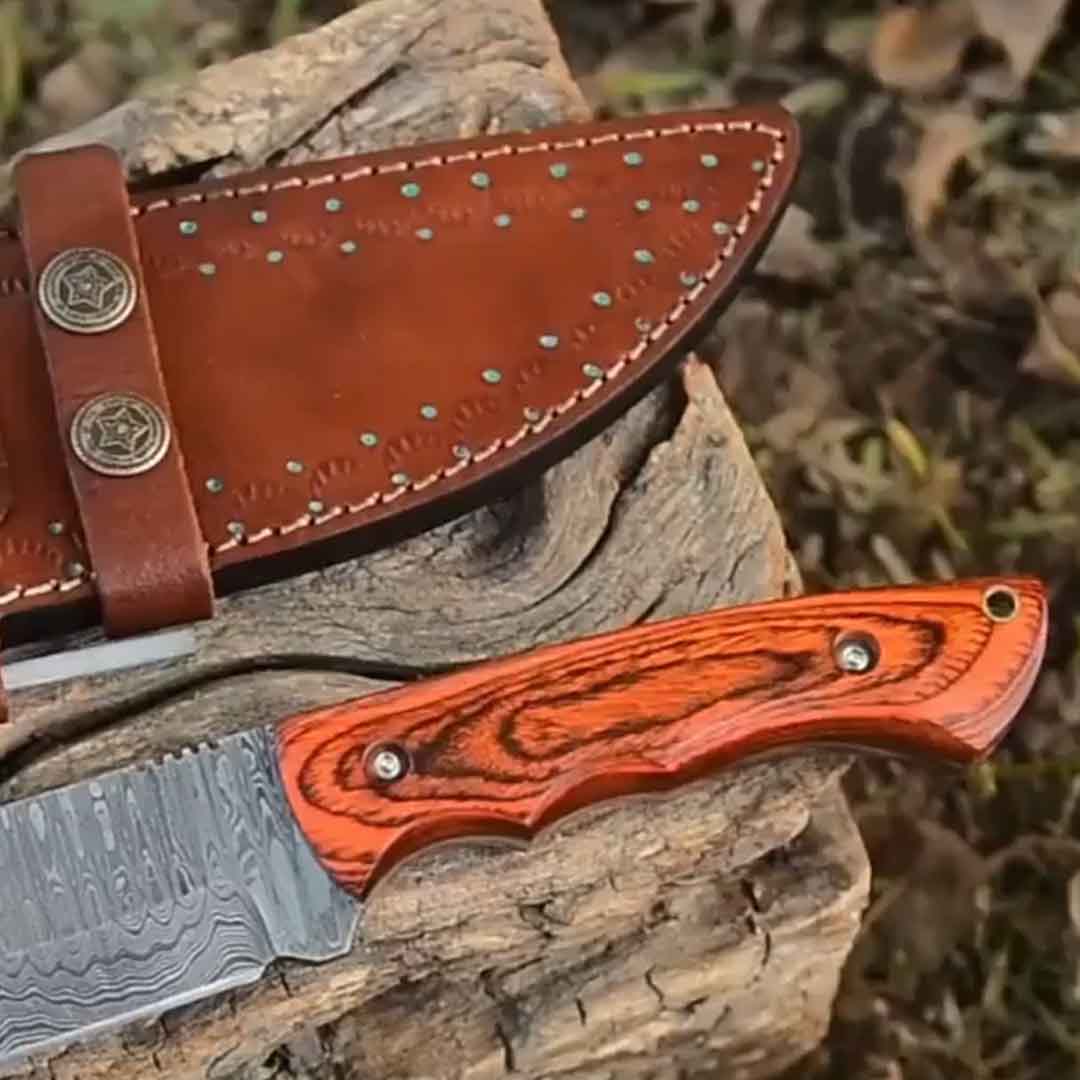 Hand-Forged 300-Layer Tanto Set