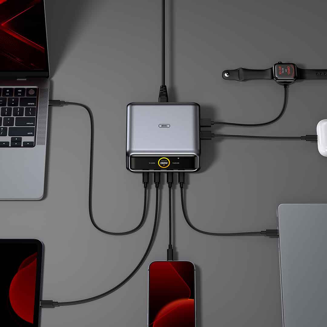 Power Hub For Six Devices
