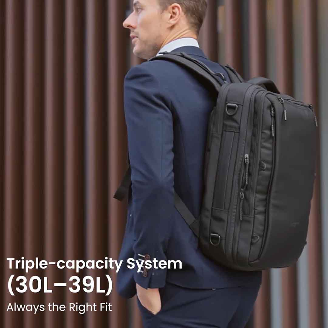The Backpack That Triples Capacity