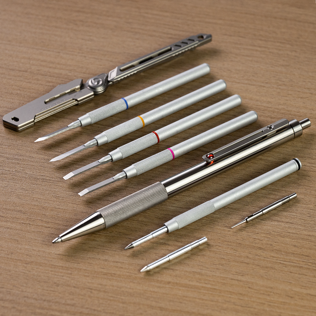 Titanium 9-in-1 Pen and Creative System
