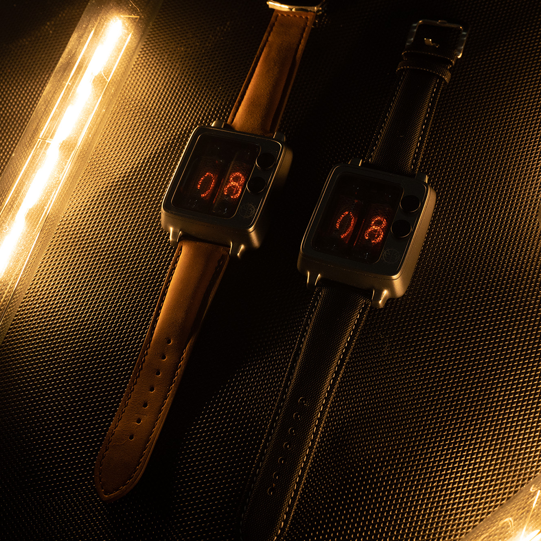 This Watch Features Nixie Tube Charm & Modern Design
