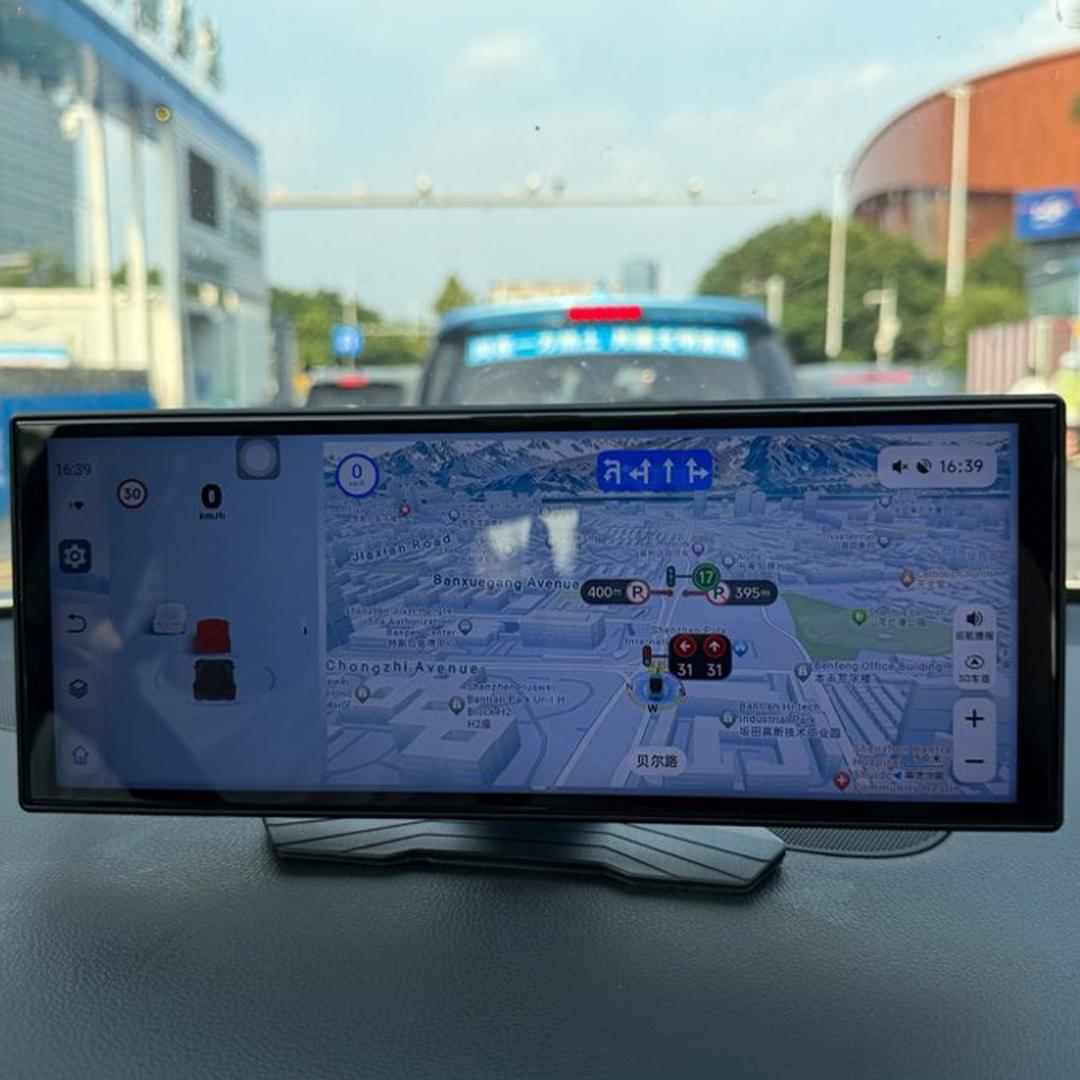 3 in 1 AI Dash Cam With Wireless CarPlay