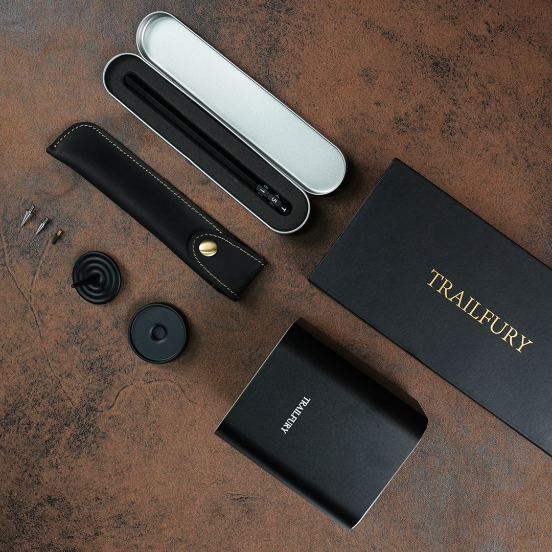 Titanium Ink-Free Pen And Gyro Fidget
