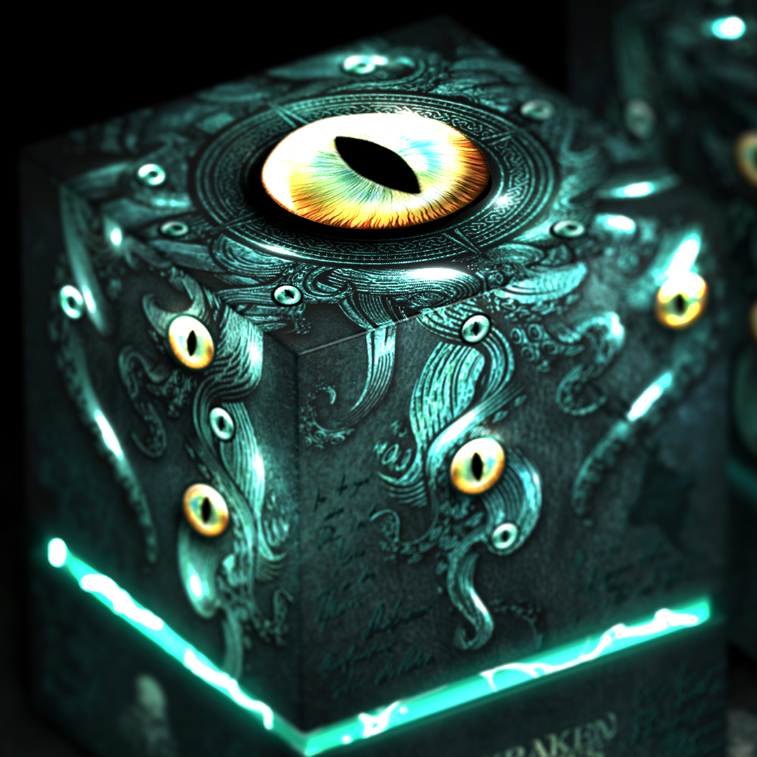 UV-Reactive Kraken Abyss Playing Cards