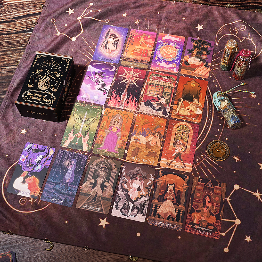 Flaming Magic Tarot For Modern Witches
