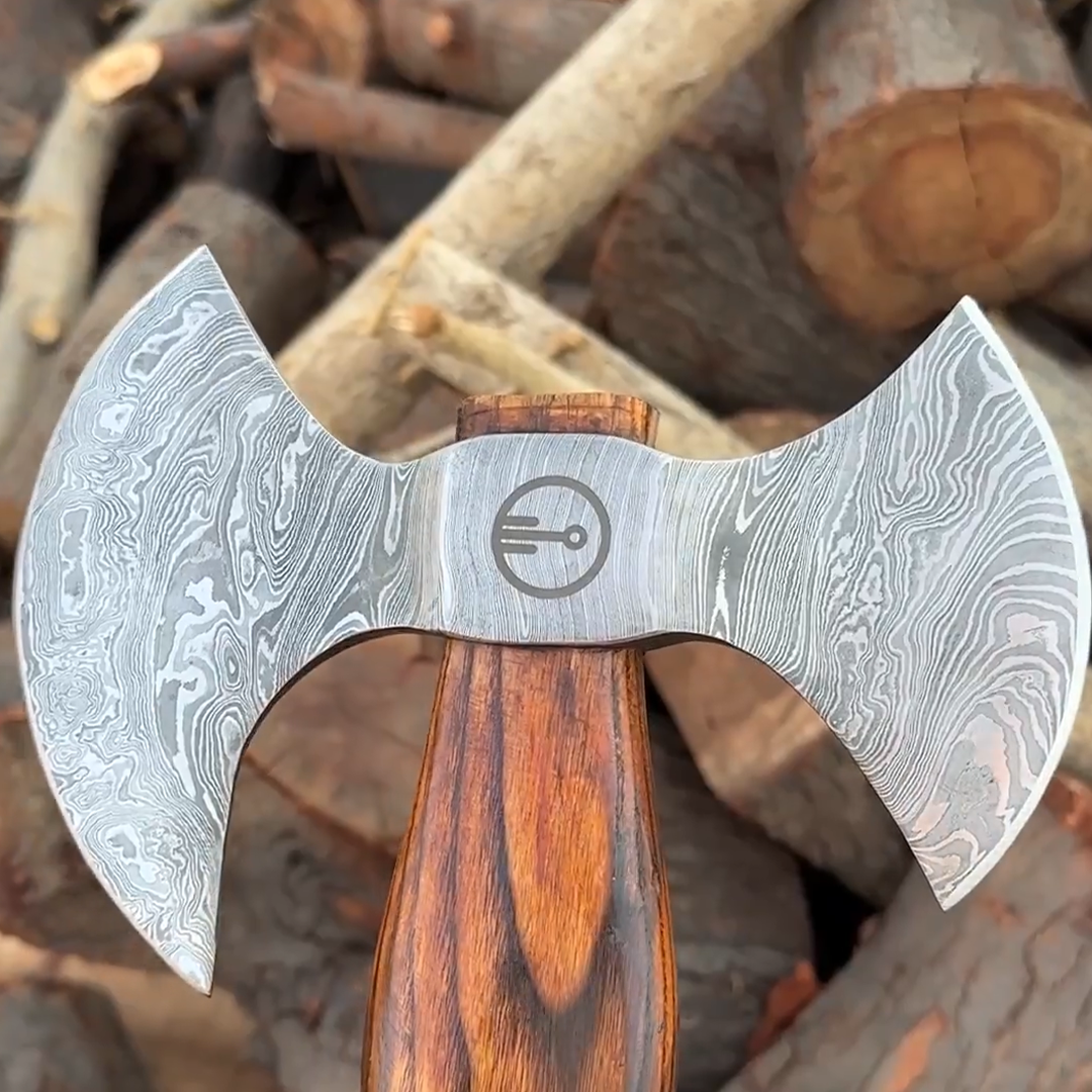 Handmade Damascus Outdoor Tool