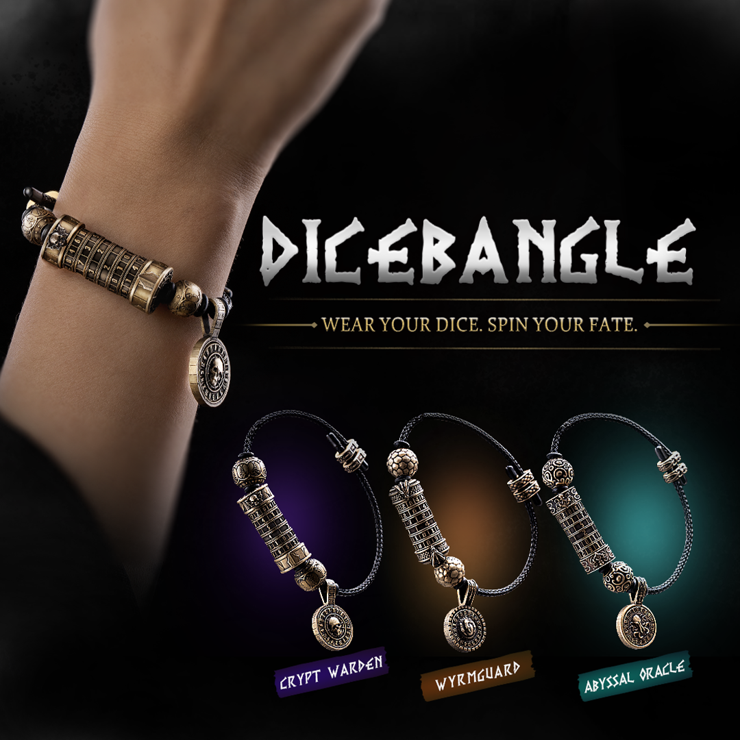 The Wearable RPG Dice Set