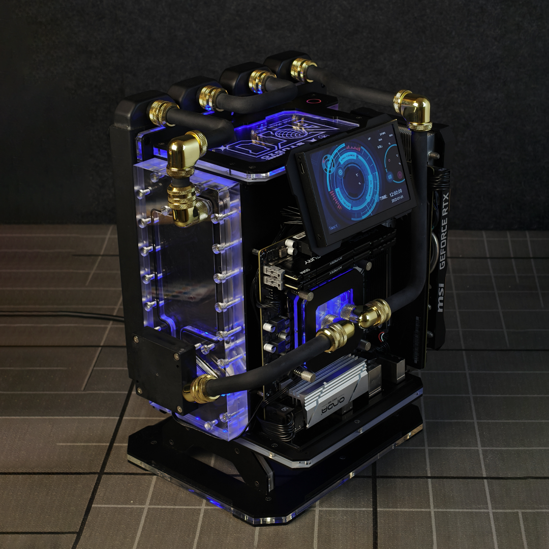 The Open-Air ITX Case For Desk Art