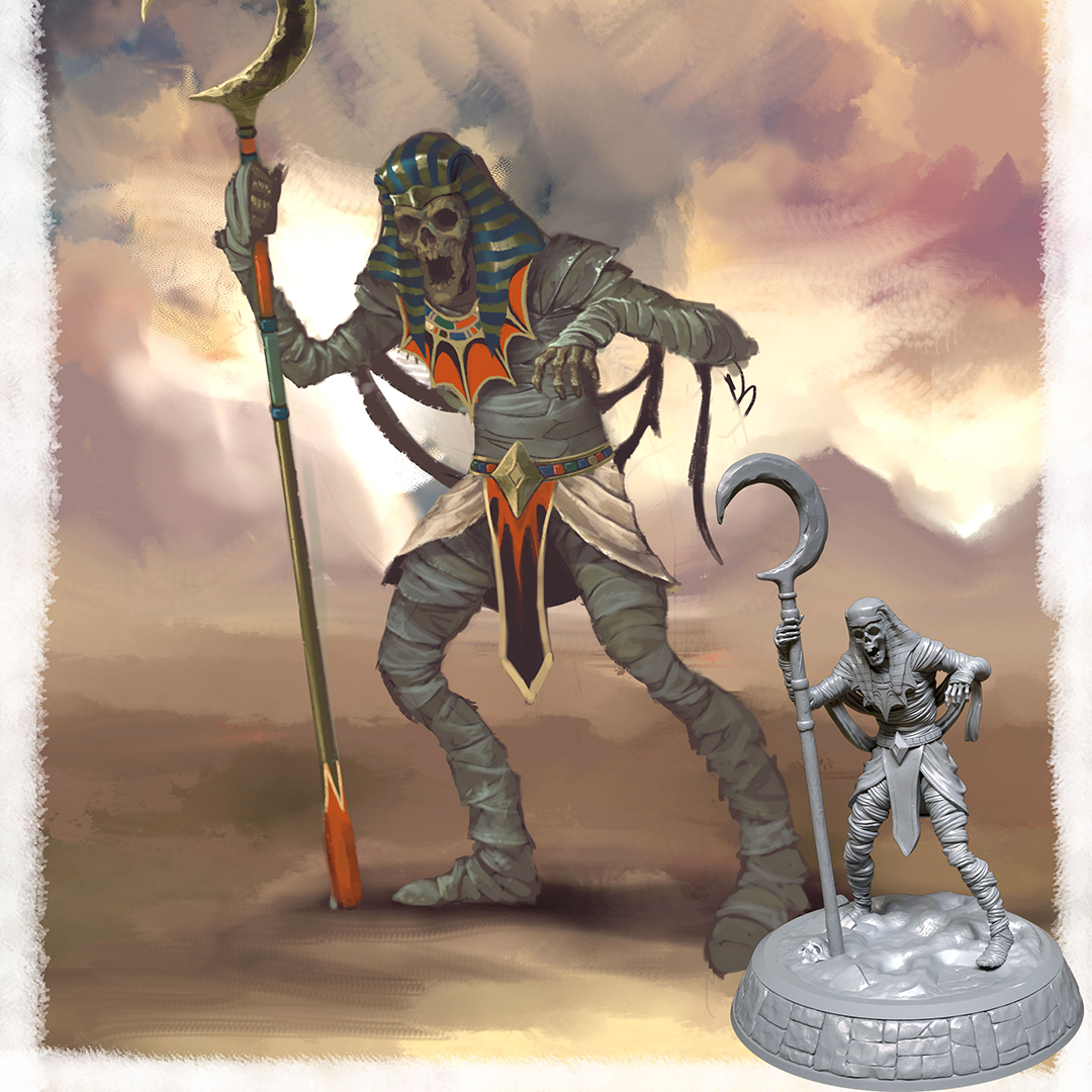 30 Desert STL Miniatures for Tabletop RPGs