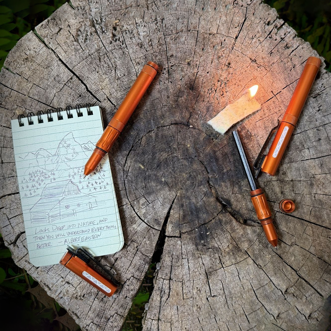 Weve hidden fire in a pen!