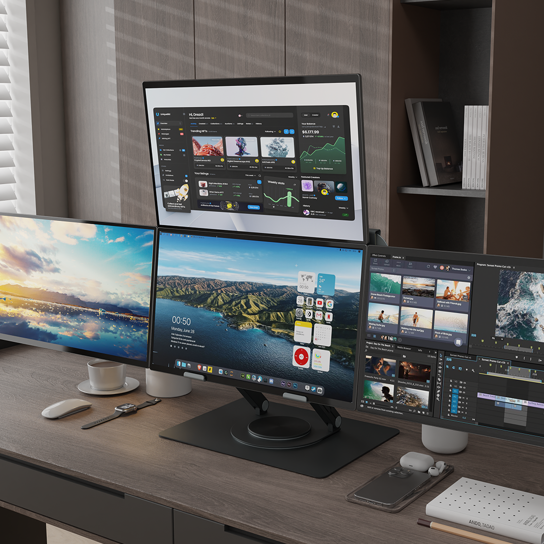 Design Your Workspace With 4 Dynamic Displays & 15 Display Modes