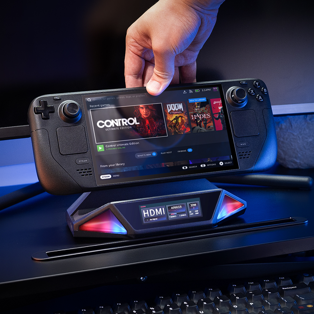 The Steam Deck Dock That Stores 4TB
