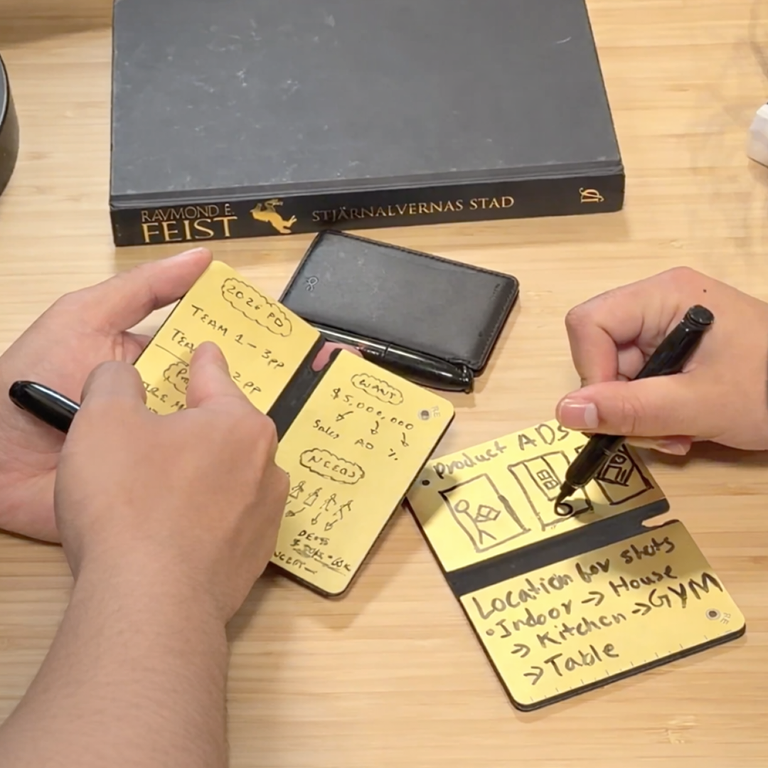 World's First 7-in-1 Metal Notebook Wallet