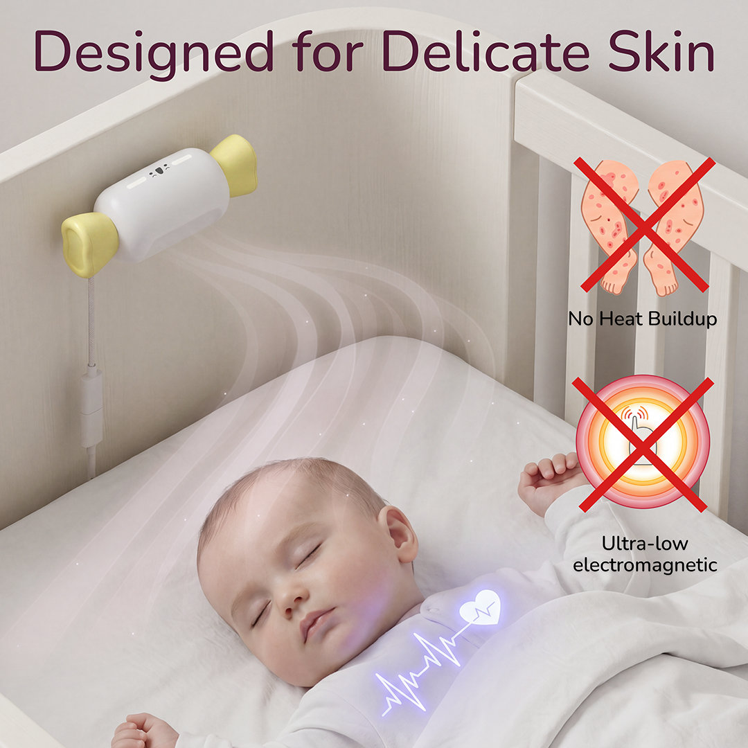 Contactless 60GHz Baby Breathing Monitor