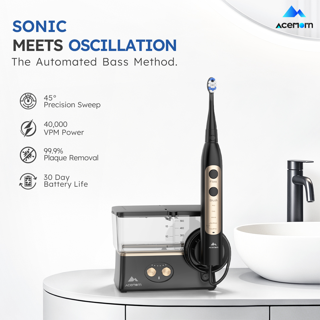 2-In-1 Sonic Flossing Toothbrush