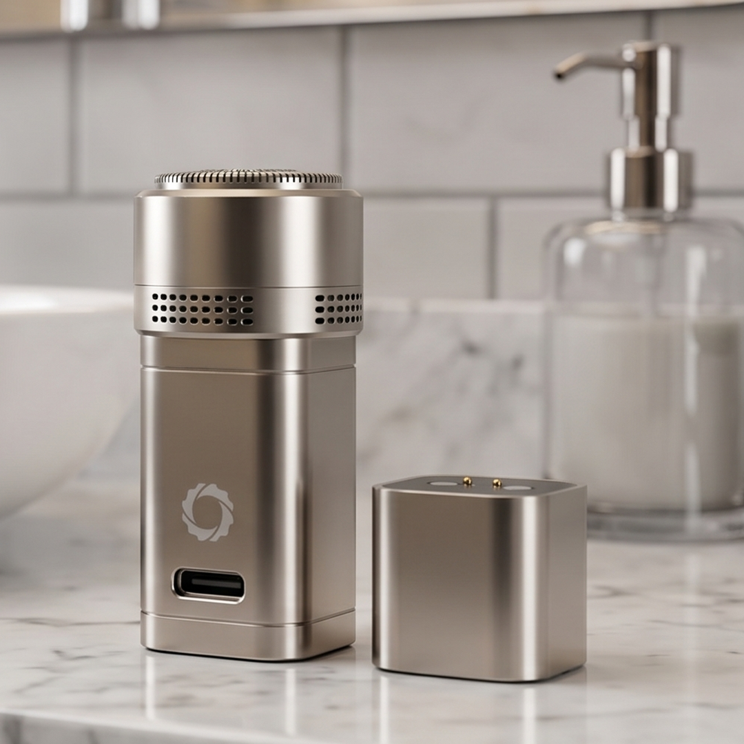 Modular Pocket-Size Magnetic Shaver