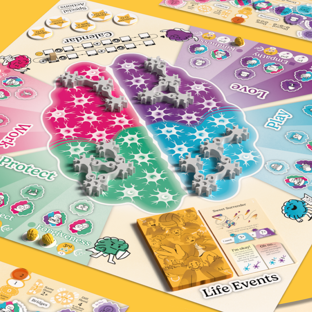 3D Neuro-Resilience Co-Op Board Game