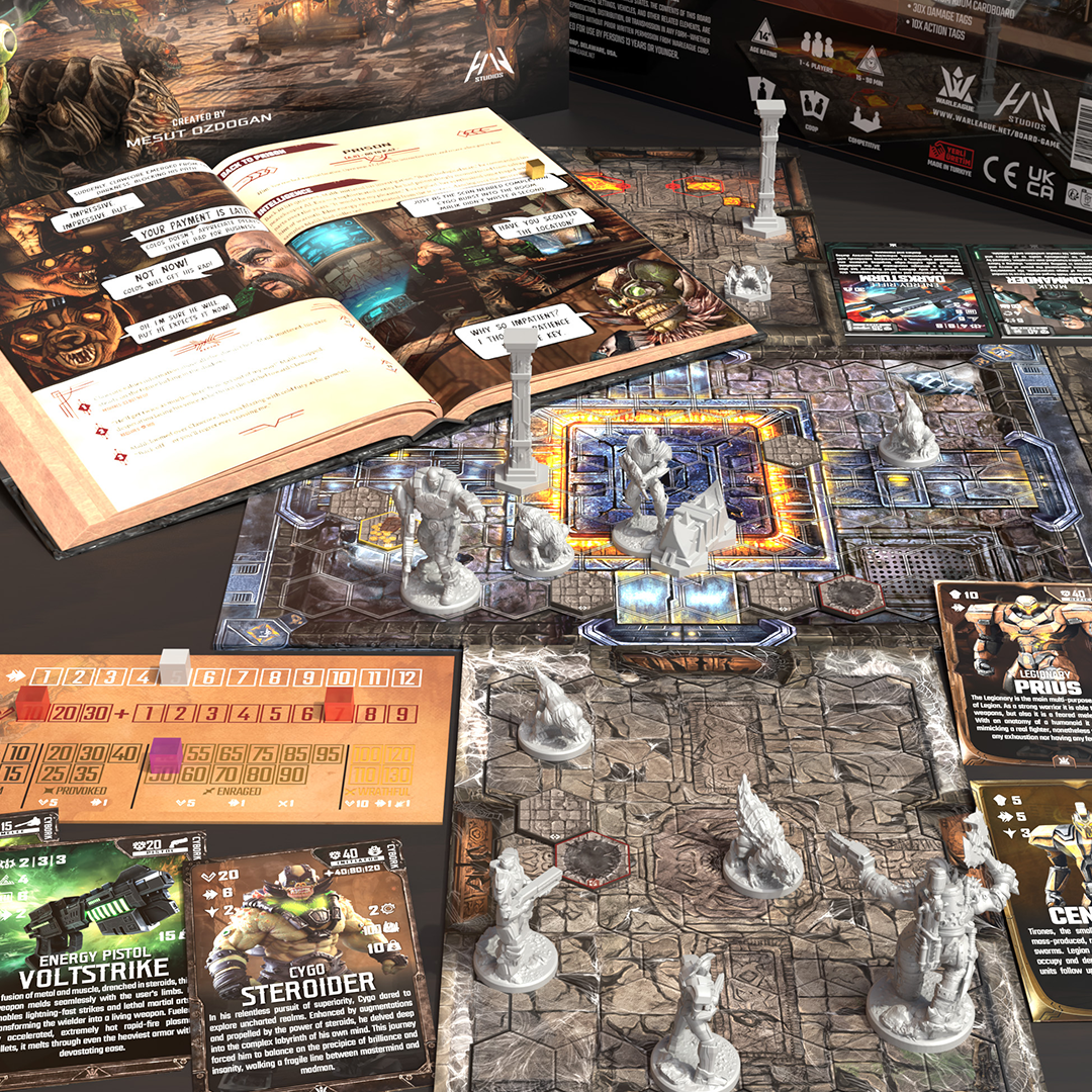 Dungeon Crawler Meets Wargame Arena