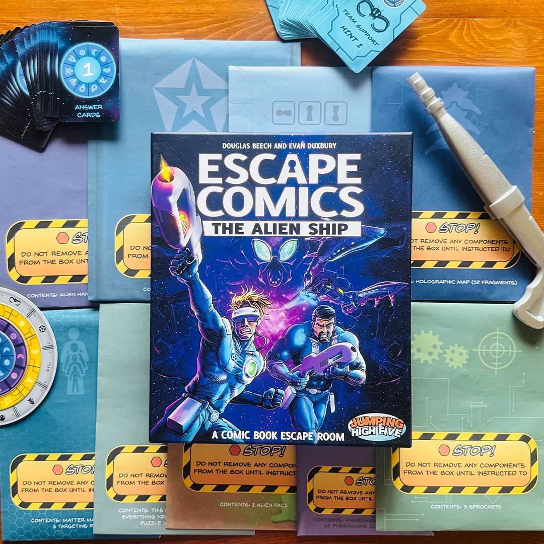 Tactile Comic Adventure With Real Puzzles