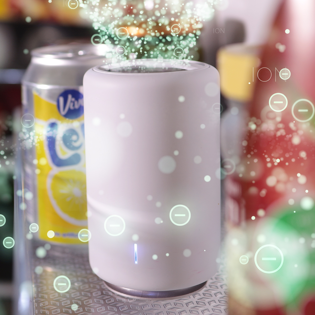 The Fridge Purifier As Compact As A Soda Can