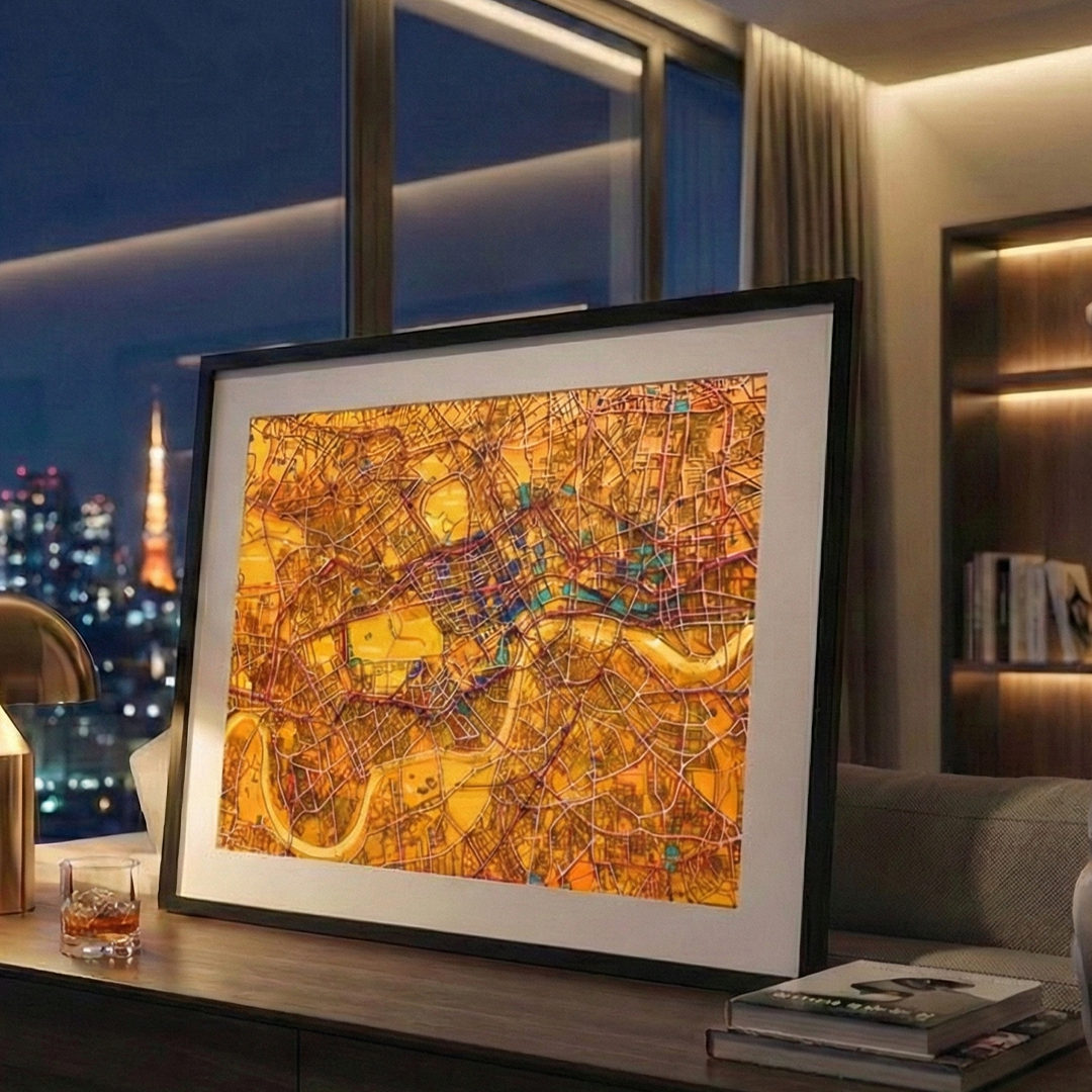 Display Your Favorite City On Your Wall