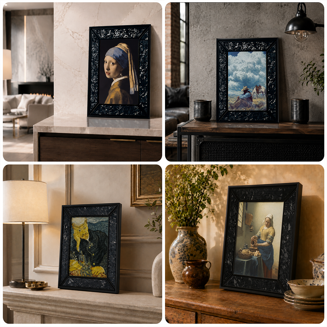 Self-Charging Color E-Ink Canvas Art