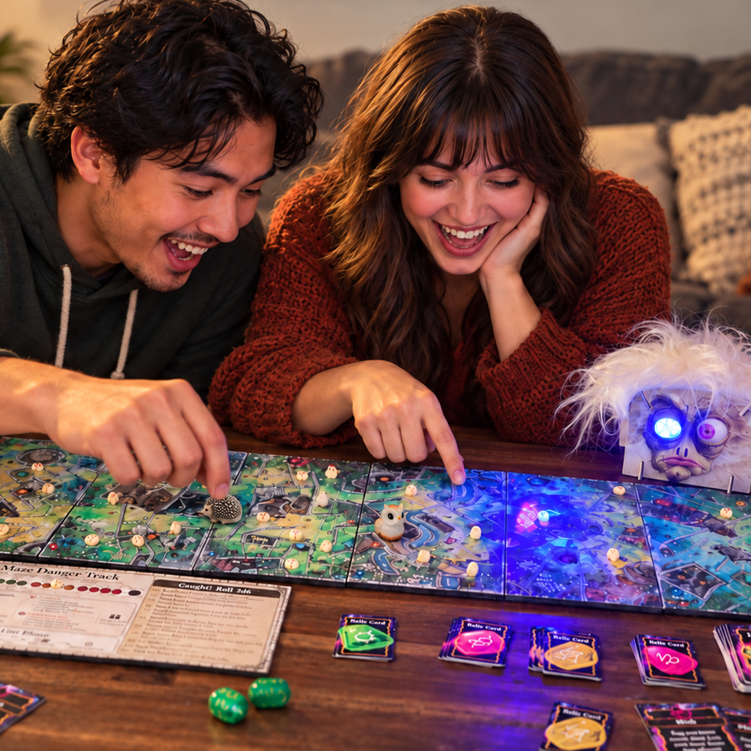 A Cooperative Puzzle Adventure With Hidden Paths