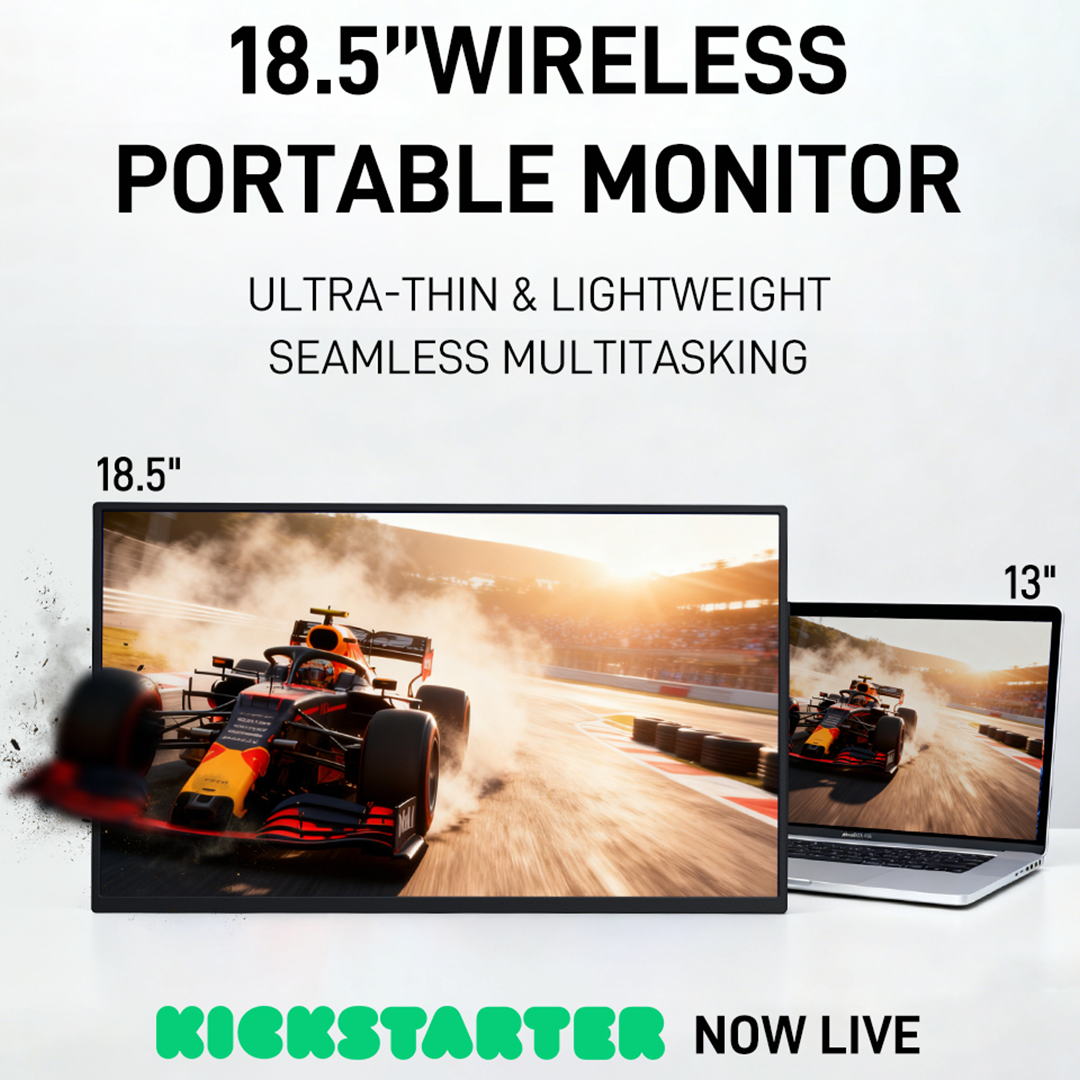 True Wireless 18.5 inch Productivity Display